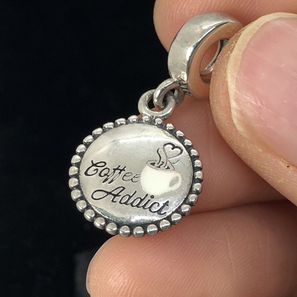 Pandora Coffee Addict Coffee Charm Coffee Addict Charm Coffee Lover Charm